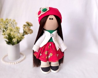Dolls Rag doll girl Cloth doll Baby's first doll Toddler gift Soft doll baby handmade dolls First birthday gift girl