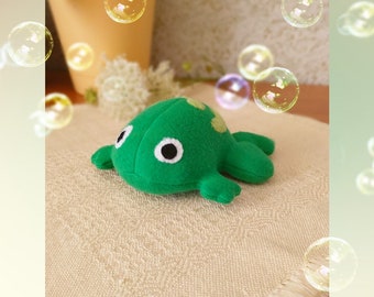 Plush or Rice Filled Mini Heat Pad Frog Stuffed Animal