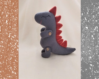 Dinosaurio peluche PDF Patrones de costura juguete Tyrannosaurus t-rex