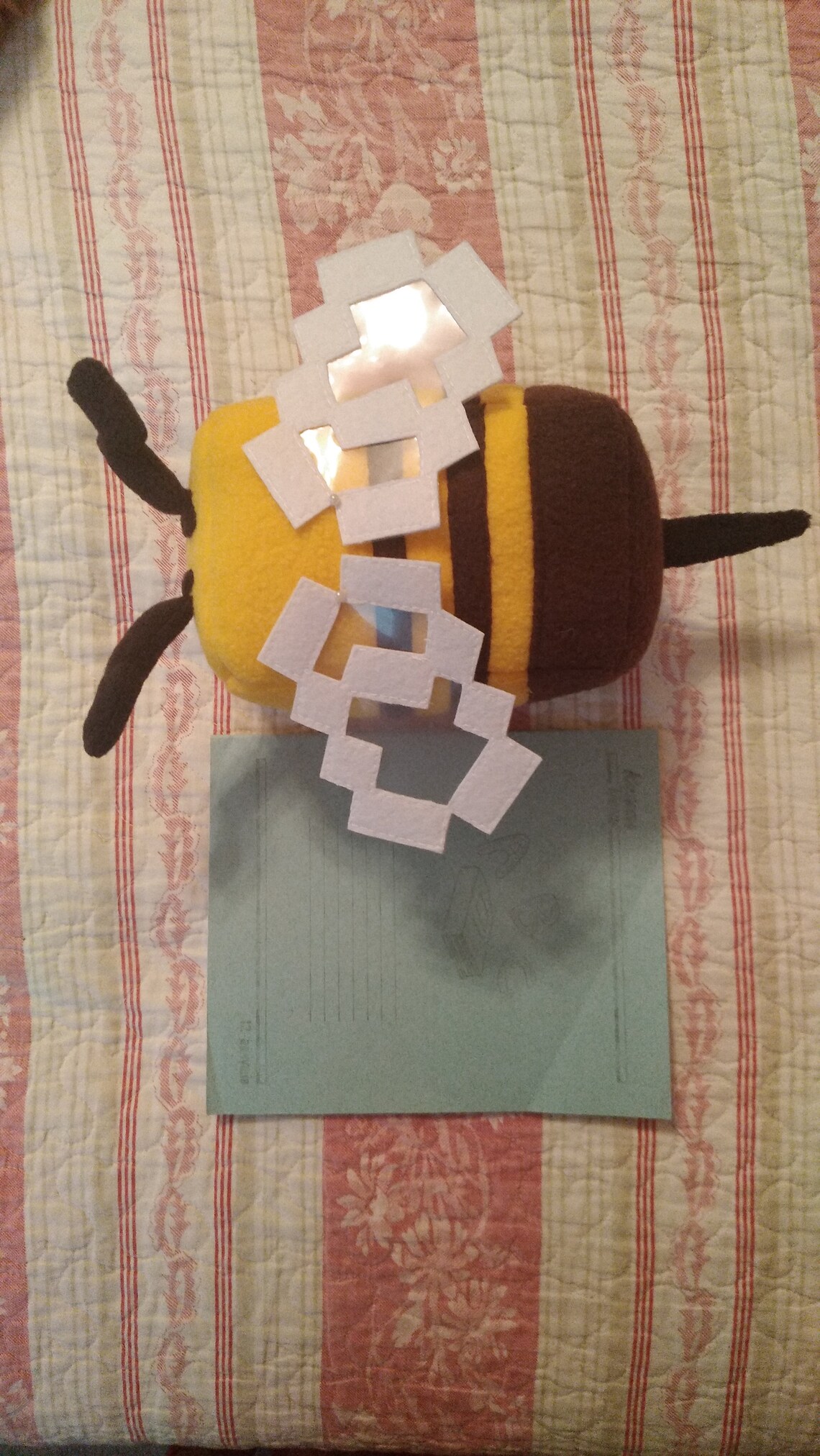 Minecraft Bee plush Minecraft gifts Game Bee Plush Toy Video | Etsy