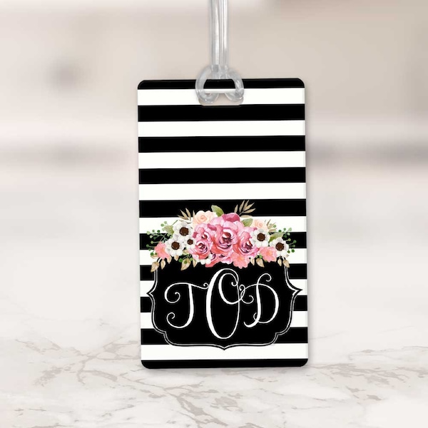 BRIDE TO BE- STRIPES LUGGAGE TAG main image 0