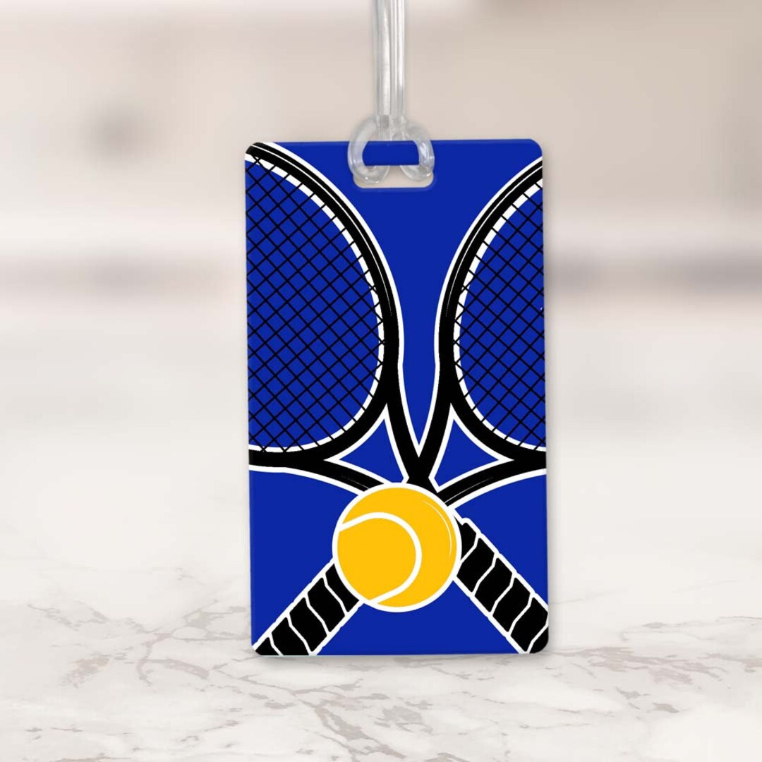 Personalized Tennis Bag Tag, Tennis Gift, Tennis Racket Tag Etsy