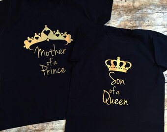mum and son matching shirts