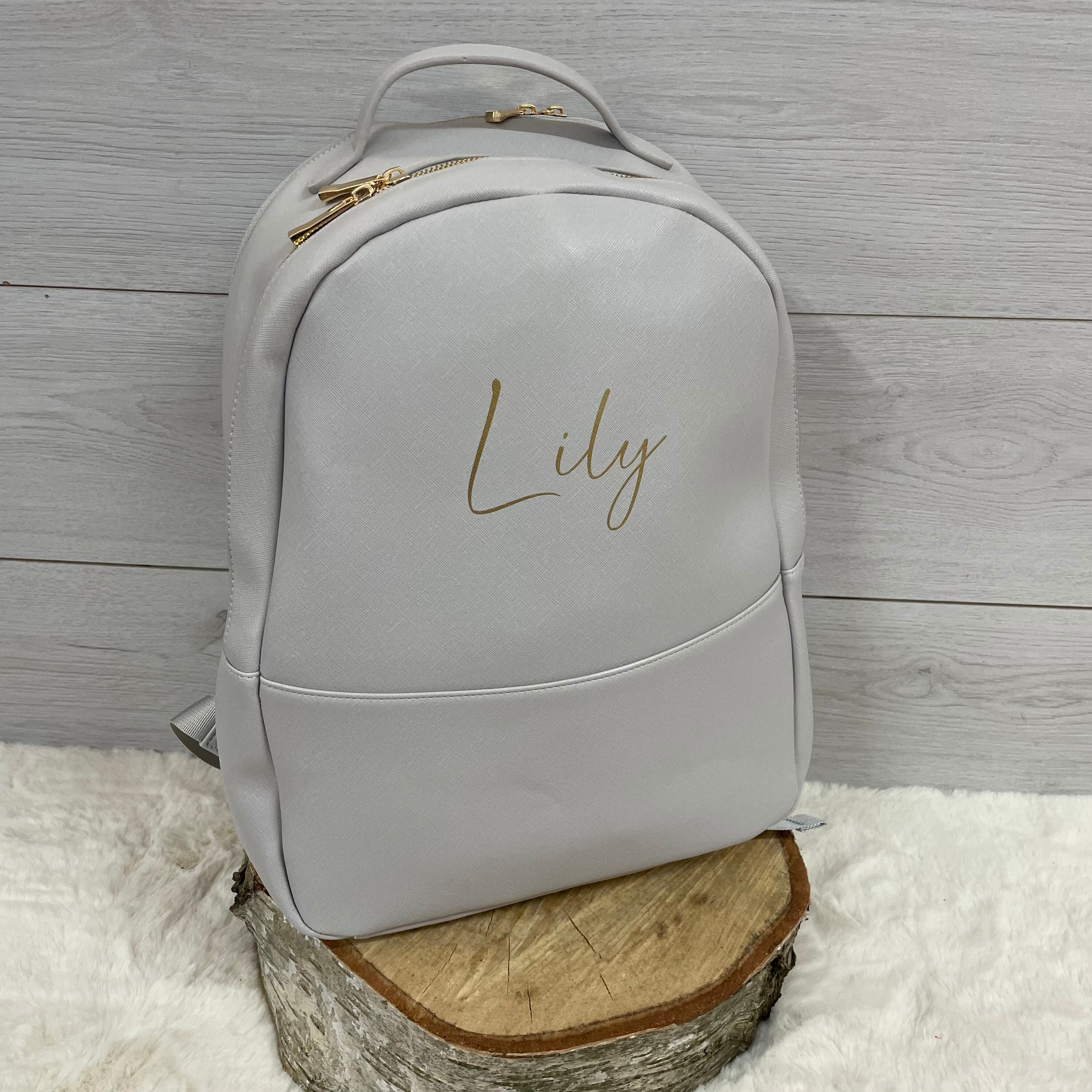 Personalised Backpack Laptop Bag Womans Rucksack Weekend Etsy UK