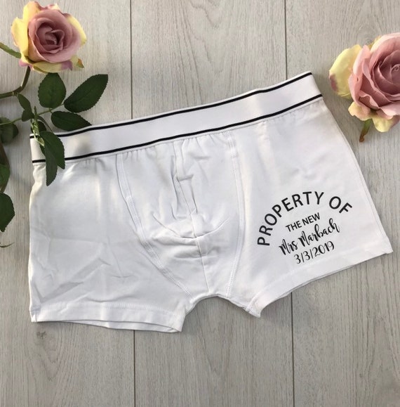 groom boxer shorts