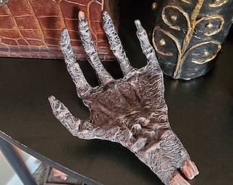 Realistic Mummified Hand prop.