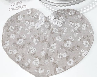 American placemats, breakfast placemats, shabby placemats, heart placemats, fabric placemats, snack placemats, placemats