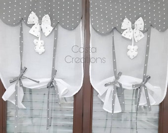 Glass curtains, shabby curtains, country curtains, window curtains, curtains, curtains with valance, kitchen curtains, living room curtains, bathroom curtains