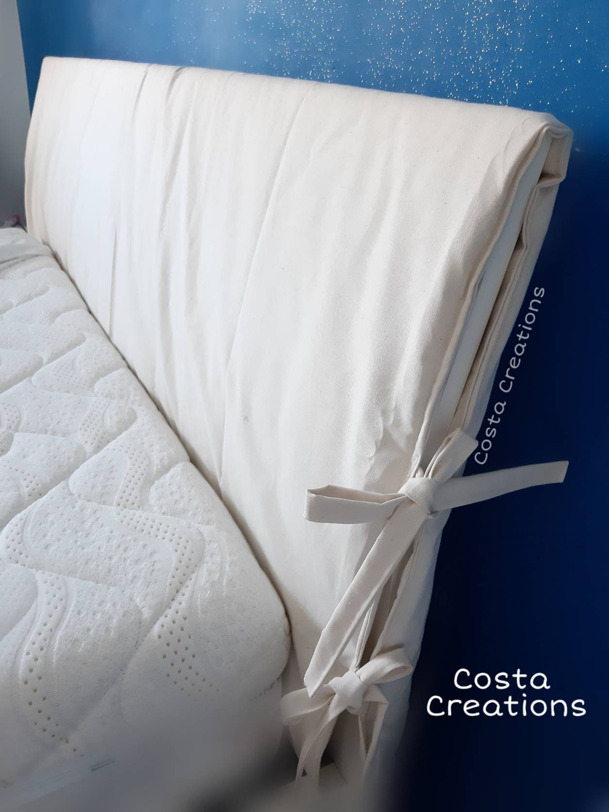 Cuscini per Testiera Letto Matrimoniale/Singolo 10cm Copertura