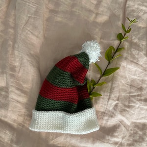 Toddler&#39;s Crocheted Elf Beanie