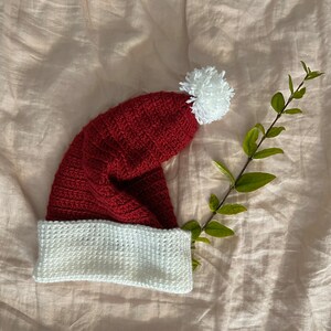 Kid&#39;s/Small Adult Crochet Santa Beanie