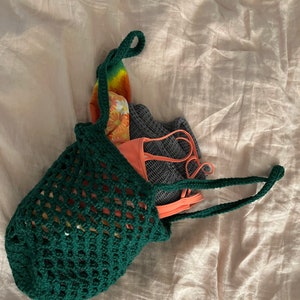 Forest Green Market Bag