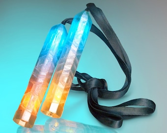 crystal poi lite v2 - door glowstringer goedgekeurde LED-glowstick poi