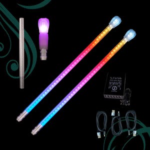 vision martial saberstaff kit - classic color - most durable LED saber and staff - lifetime warranty