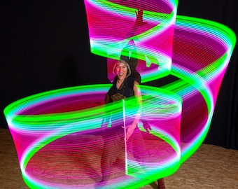 Różdżka do tańca z pełną widocznością - niesamowita dioda LED z pełnopikselową matrycą zapewniająca wydajność