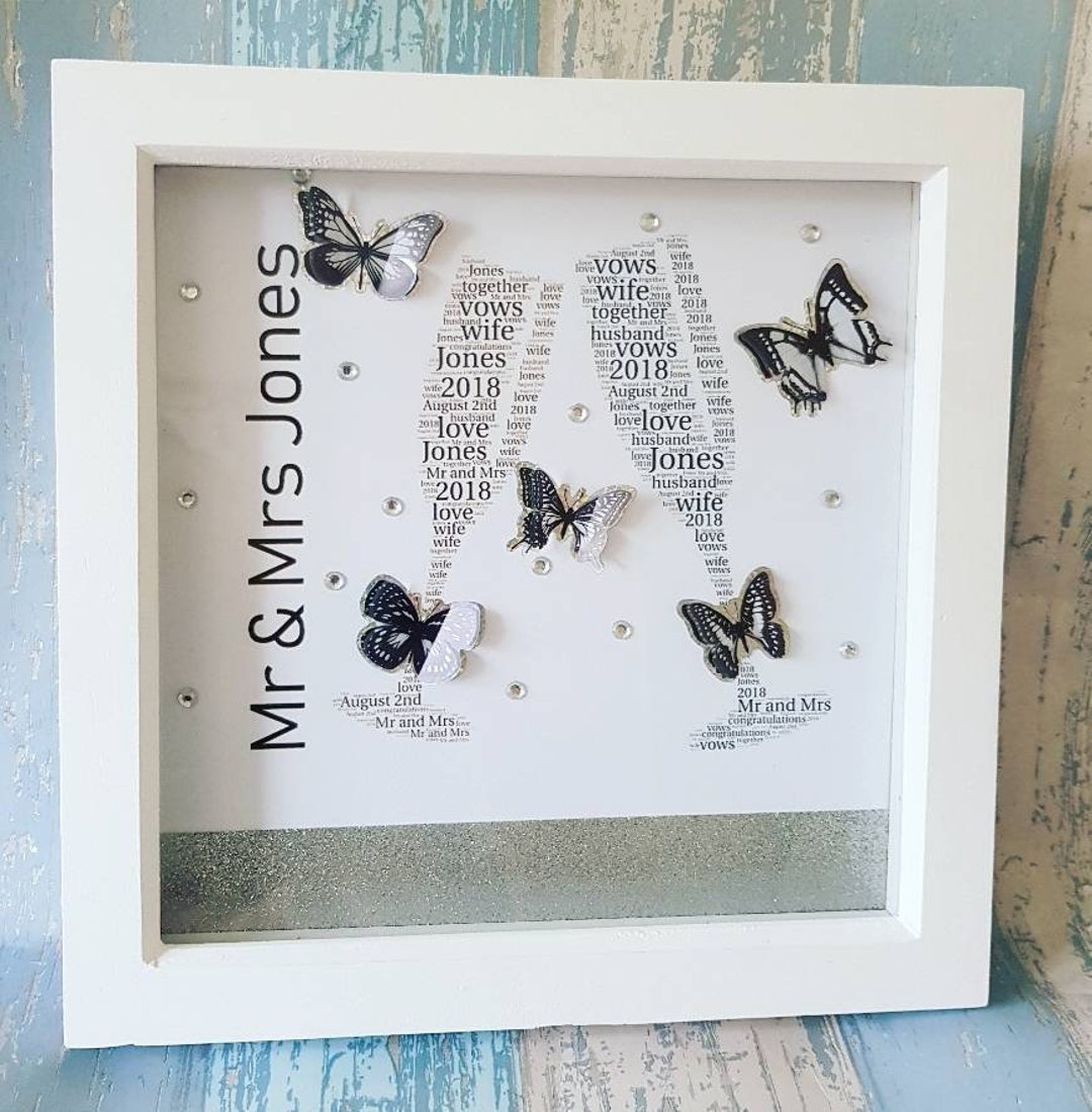 Mr and Mrs Wedding Gift Anniversary Gift Wedding Present - Etsy