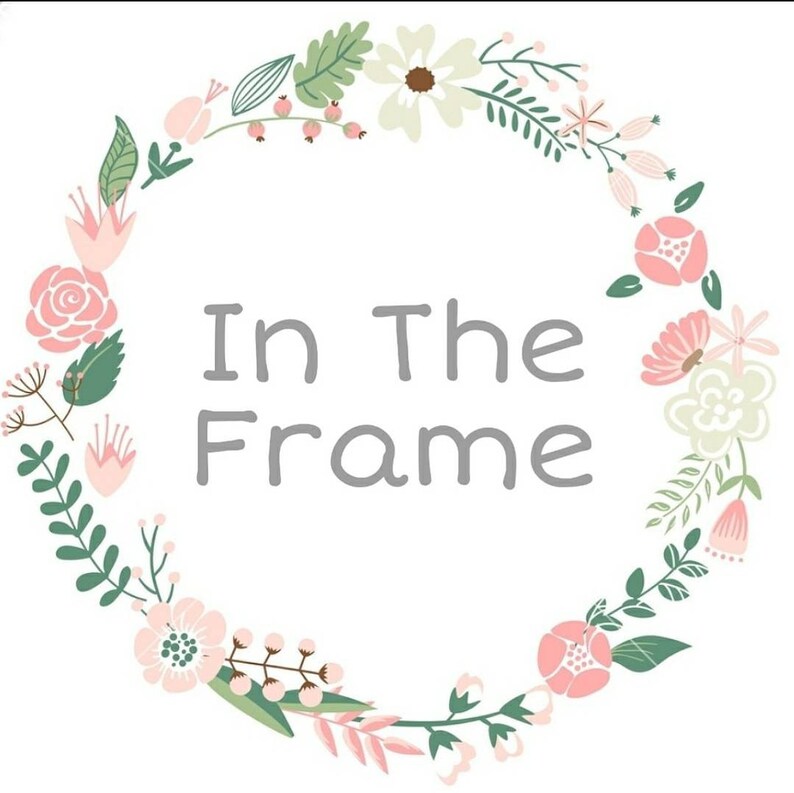 Personalised New baby frame baby girl frame nursery decor Etsy