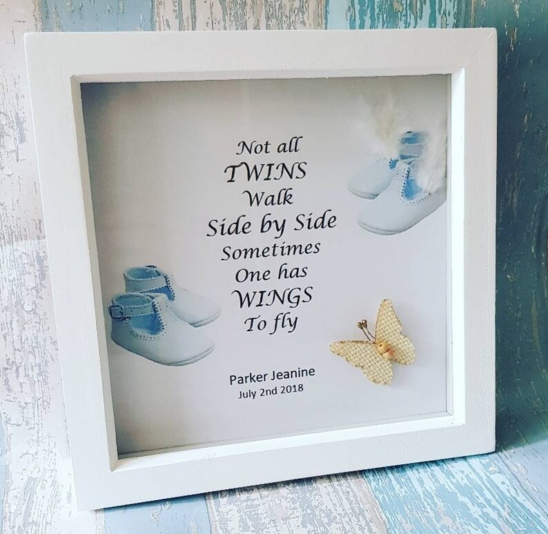 Baby Loss Gift Twin Baby Loss in Loving Memory Memorial Etsy UK