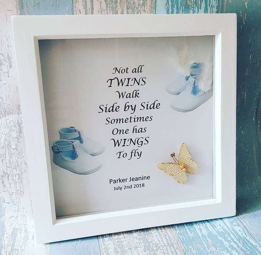 Baby Loss Gift Twin Baby Loss in Loving Memory Memorial Etsy UK