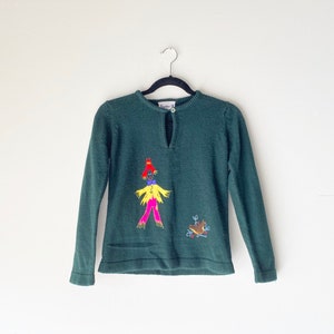 80s autumn harvest sweater• small•