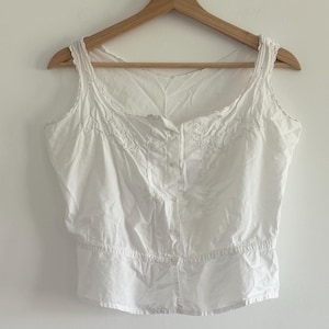 edwardian  corset cover •xxs•