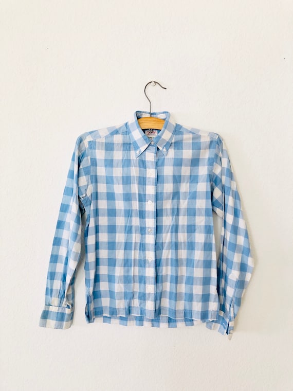 Babyblue buttonup blouse, basic Gem