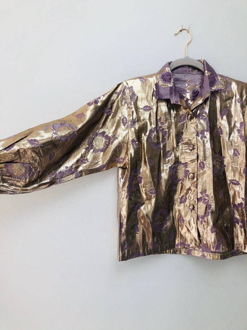 60s Lavender Metallic Suit