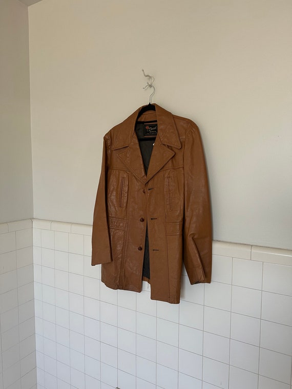 70s reed leather jacket •medium• - image 1