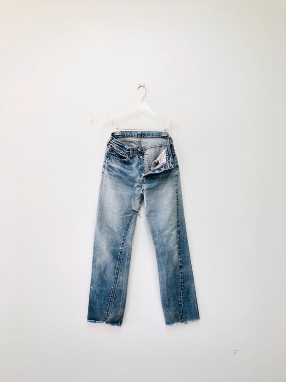 70s 501s Levi's • Redline 29" •patched•