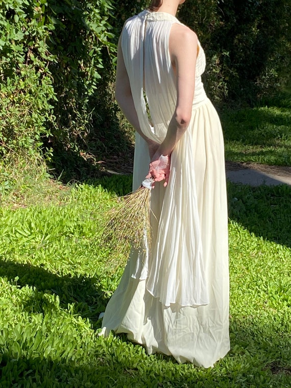 70s cape wedding dress •xs• - image 3