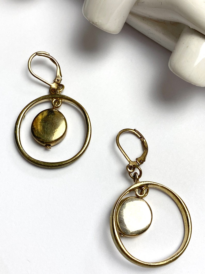 90s circle dangles