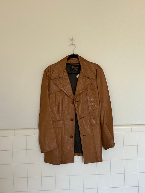 70s reed leather jacket •medium• - image 2