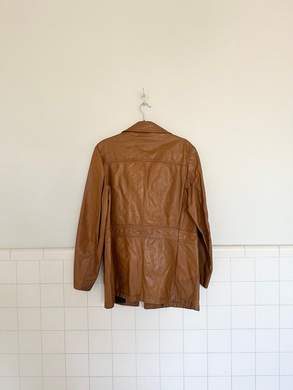 70s reed leather jacket •medium• - image 3