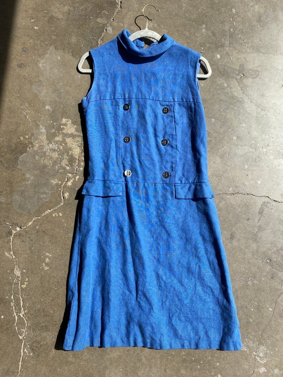 60s sailor scooter dress •small•