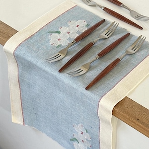 Forchette da pasticceria danesi anni '60 • Manico in teak • Acciaio inossidabile • Set da 6 •