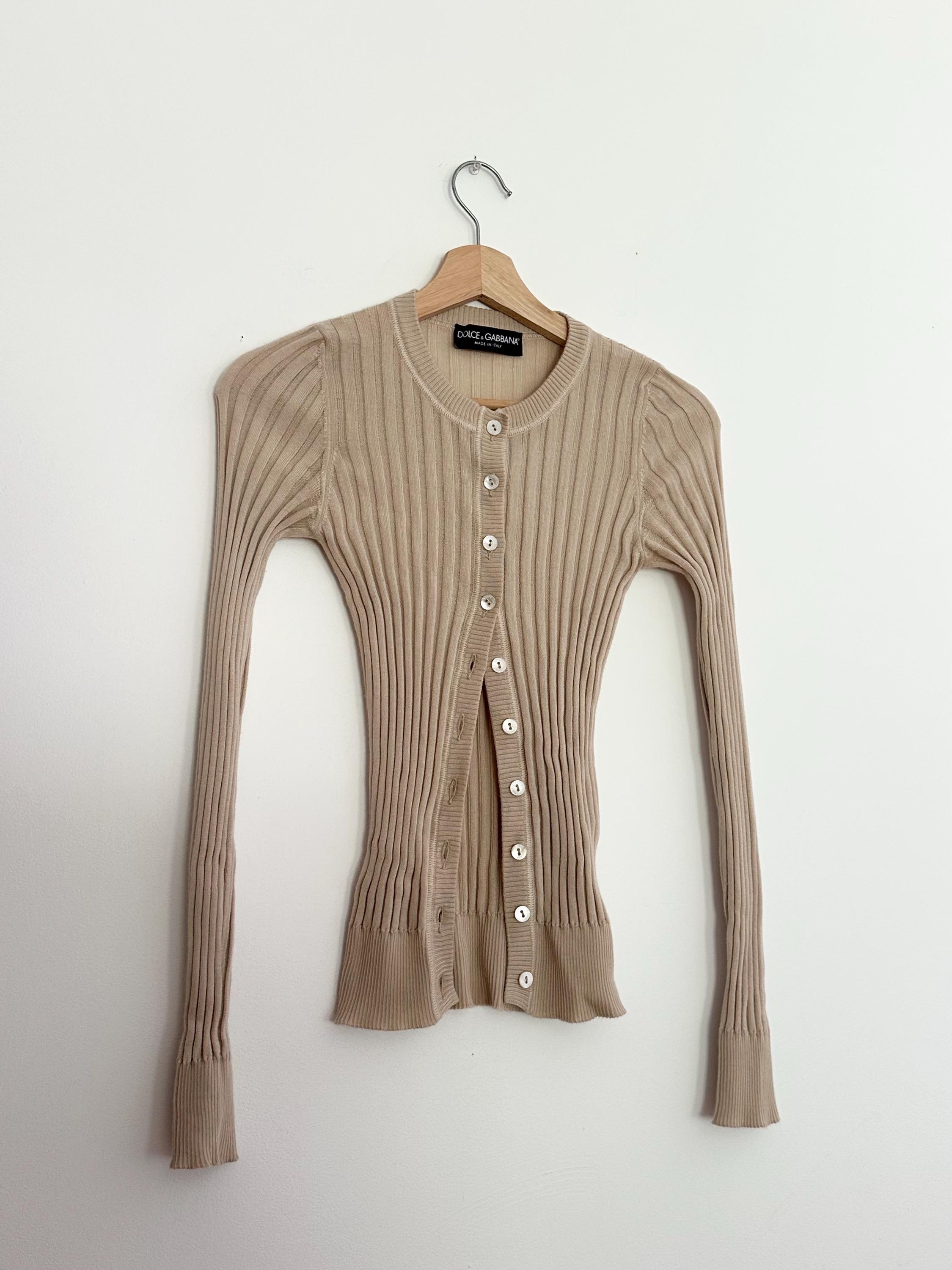 1990s Dolce & Gabbana Cashmere + Silk Cardigan • Sm• - Etsy