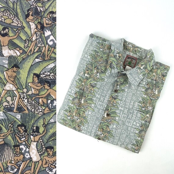 80s Hawaiian Shirt •large• - image 1