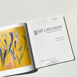 90s Why Cats Paint- a Theory of Feline Aesthetics • Heather Busch ...