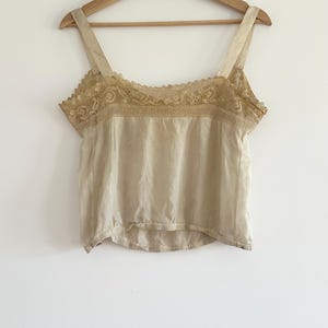 edwardian silk camisole • med •