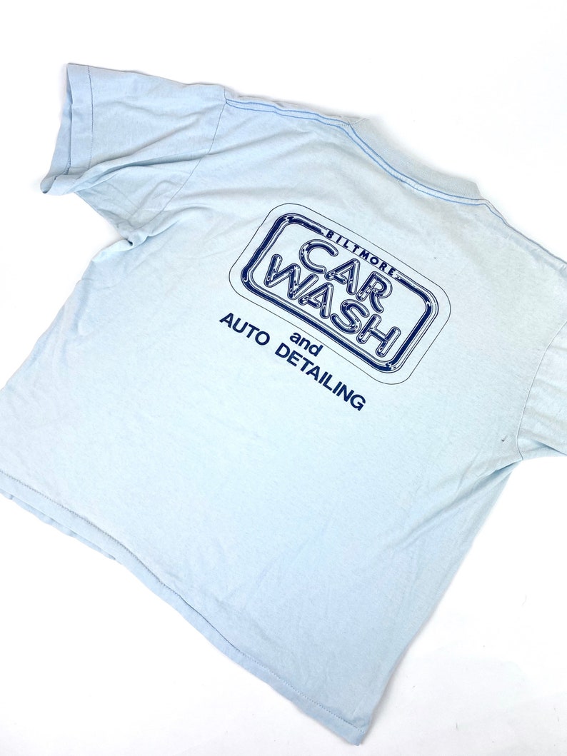 80s Biltmore Car Wash Tshirt large Etsy