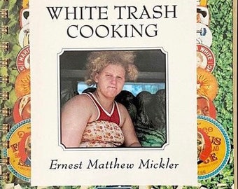vtg white trash cookbook •spiral bound paperback•