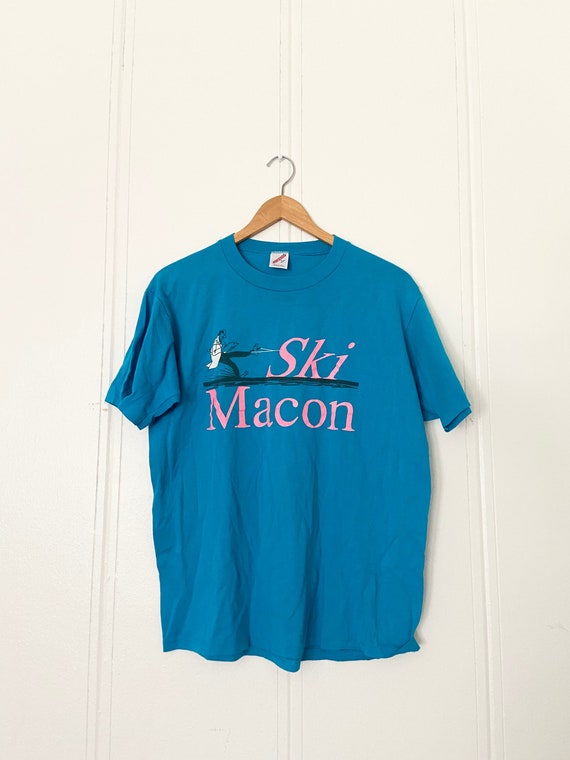 90s ski macon t-shirt •large•