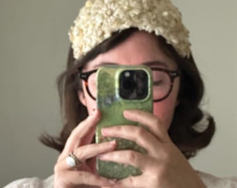 1950s Daisy Bandeau Hat • Bridal •