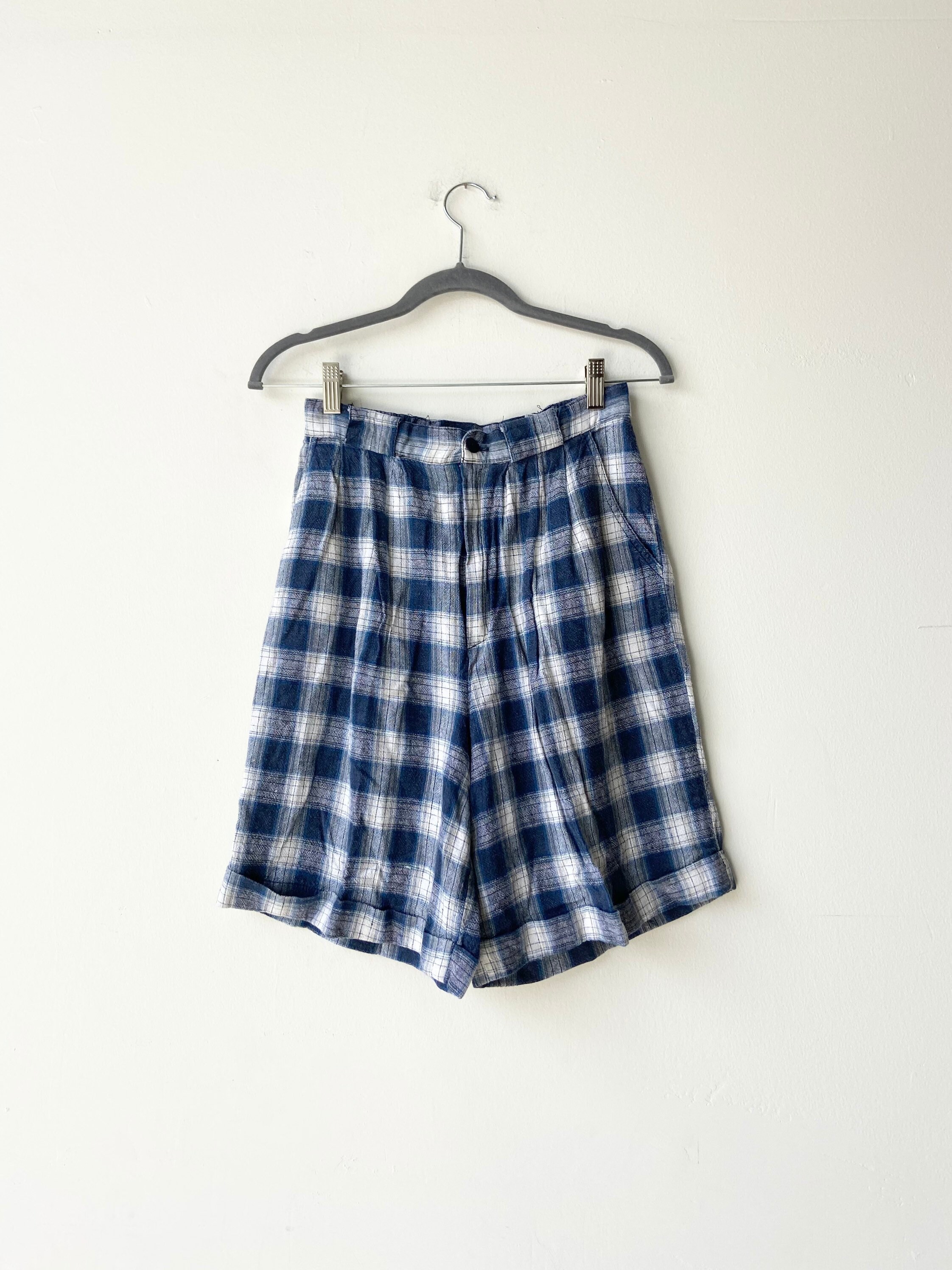 90s Flannel Shorts • 4/6• - Etsy