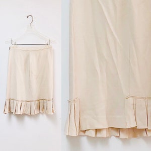 90s VALENTINO Pleated Skirt