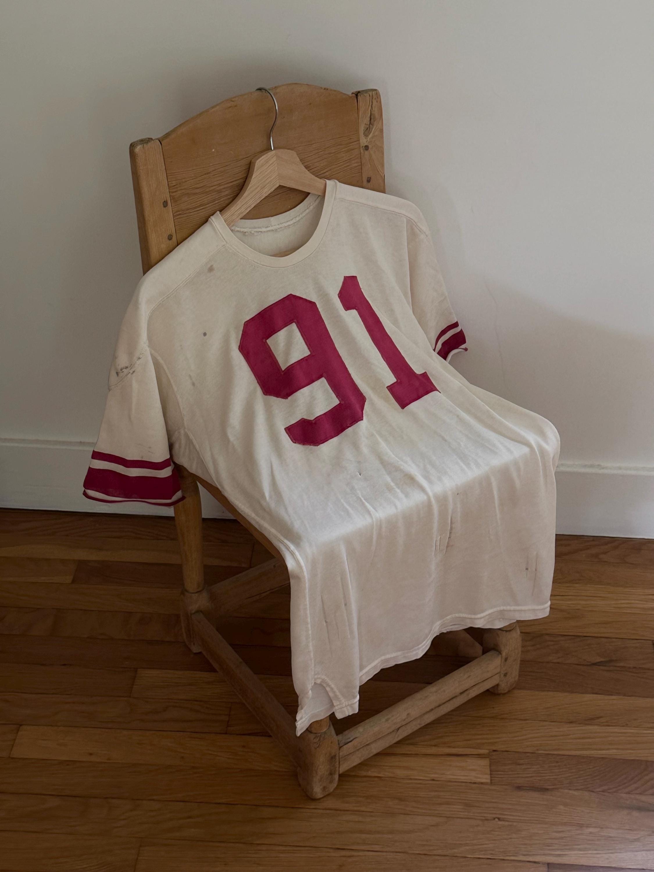 40s~ USA製 Vintage Football Cotton Jersey 1940s Football Jersey - Etsy Canada