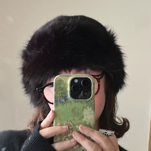 Y2k Faux Fur Hat - Etsy