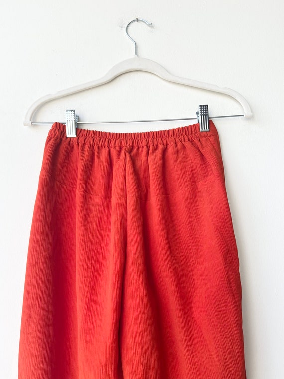 90s high waisted orange lounge pant •27• - image 2