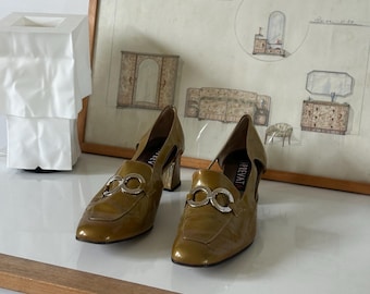 1990s Privata Italienische Loafers • Größe 9•