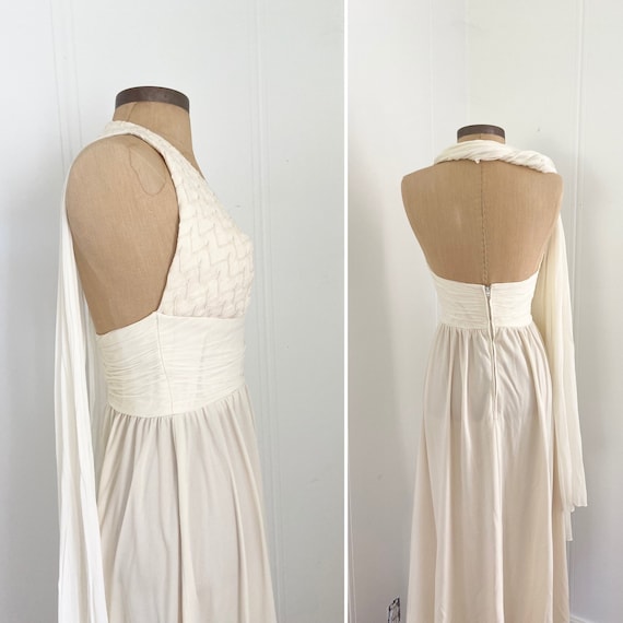 70s cape wedding dress •xs• - image 7